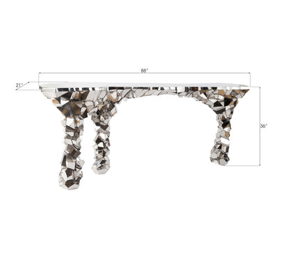 Crazy Cut Console Table