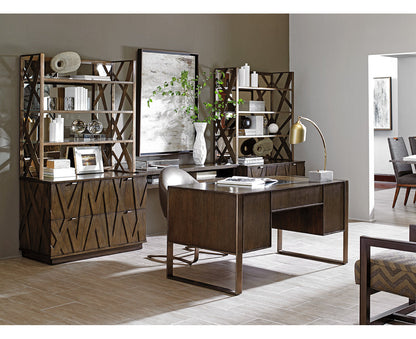 Cross Effect Standard Bookcase