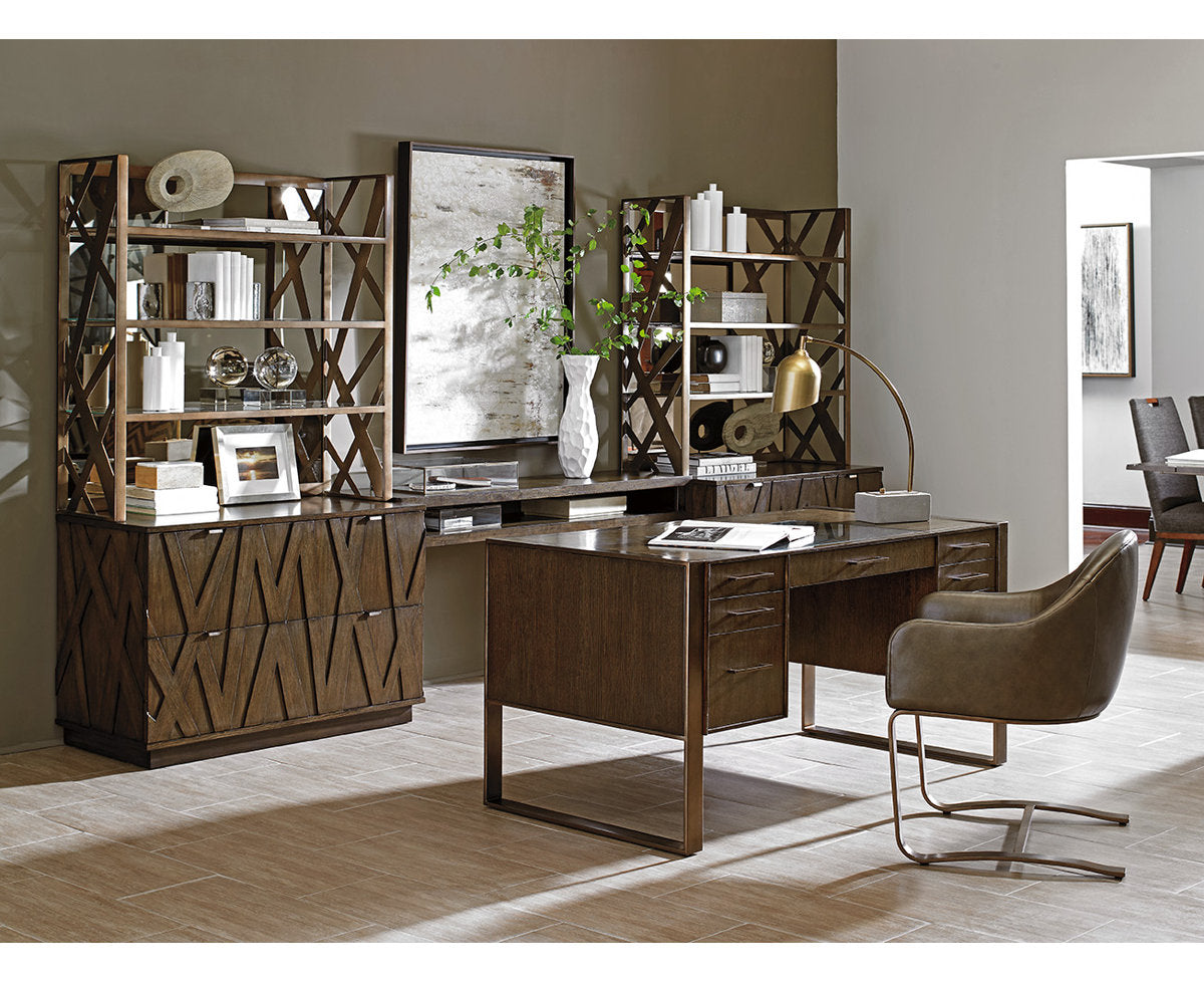 Cross Effect Standard Bookcase