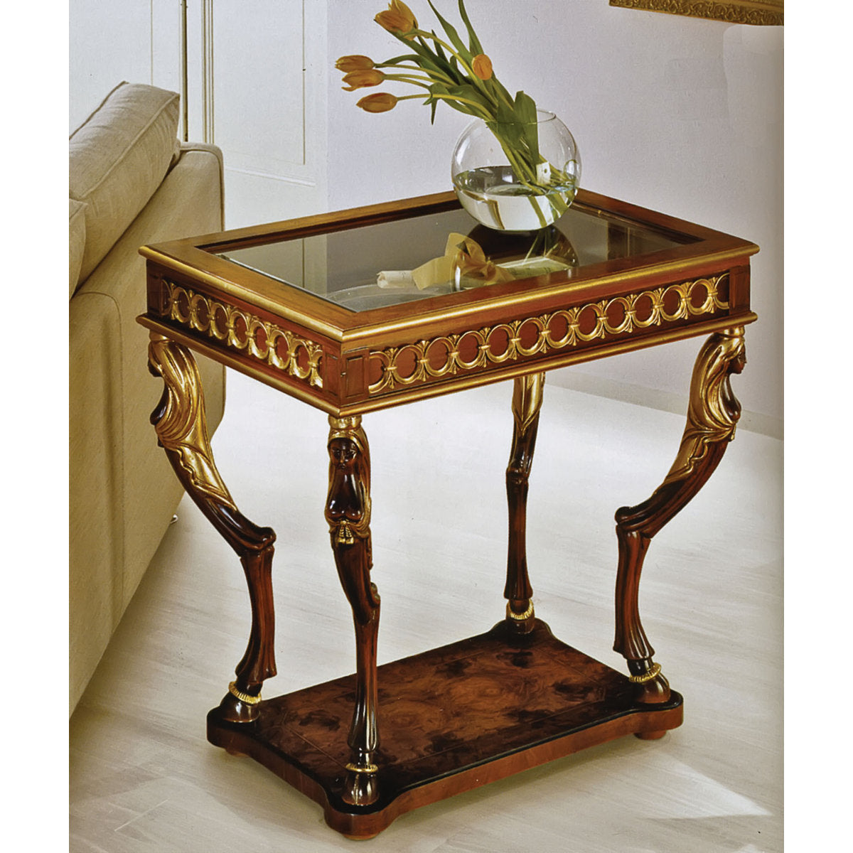 David Michael Curio End Table