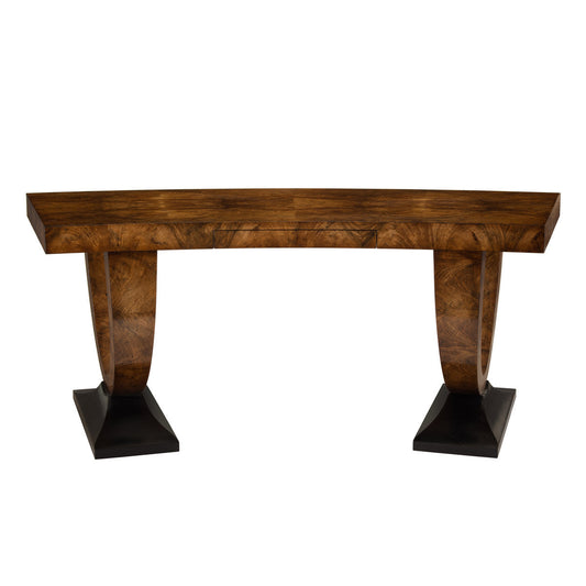 John Richard Curved Solid Wood Desk