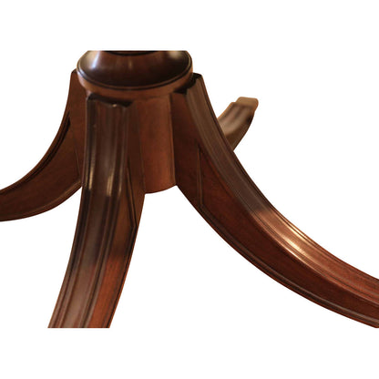 Custom Fit Classics Oval Mahogany Wood Dining Table