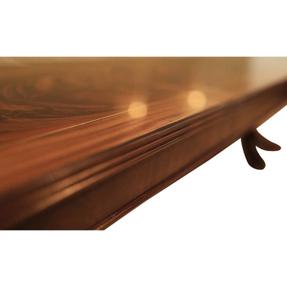Custom Fit Classics Oval Mahogany Wood Dining Table