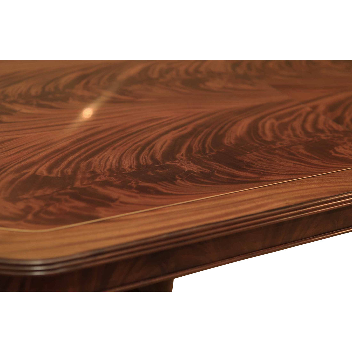 Custom Fit Classics Oval Mahogany Wood Dining Table