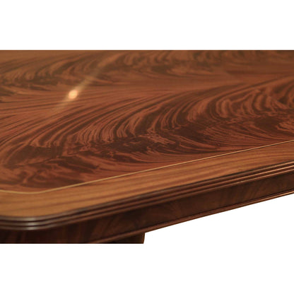 Custom Fit Classics Oval Mahogany Wood Dining Table