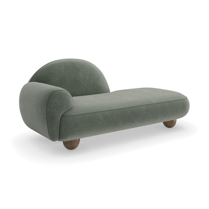 Cypress Velvet Chaise Lounge