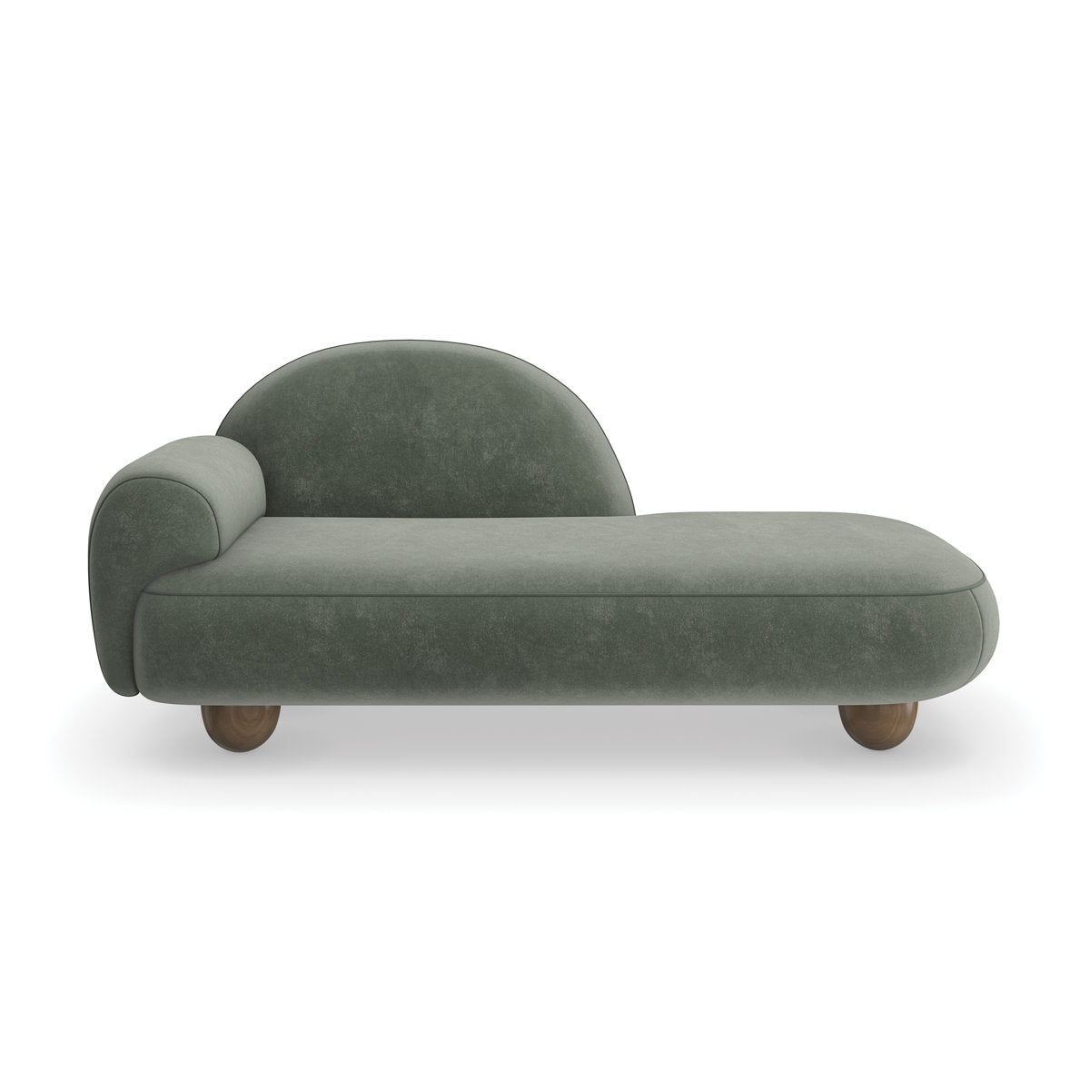 Cypress Velvet Chaise Lounge