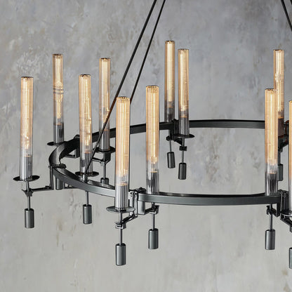 Fontanelle Round Chandelier 70"