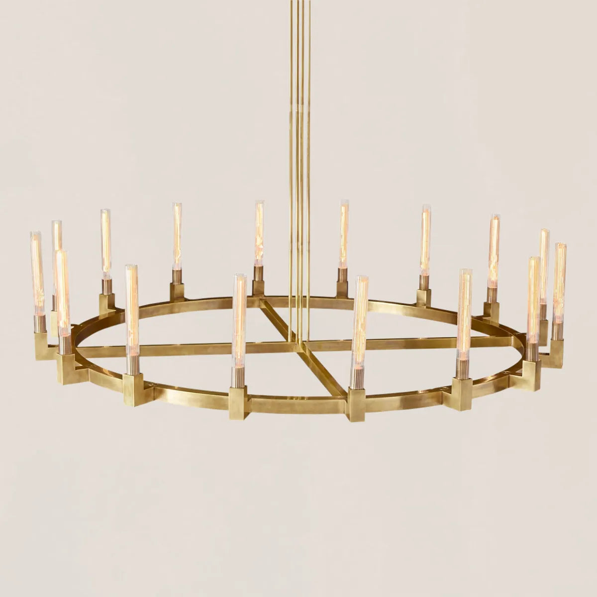 Cannele Glass Round Chandelier