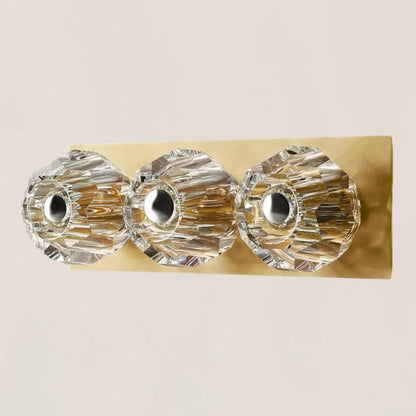 Boule De Crystal Clear Linear Short Wall Sconce