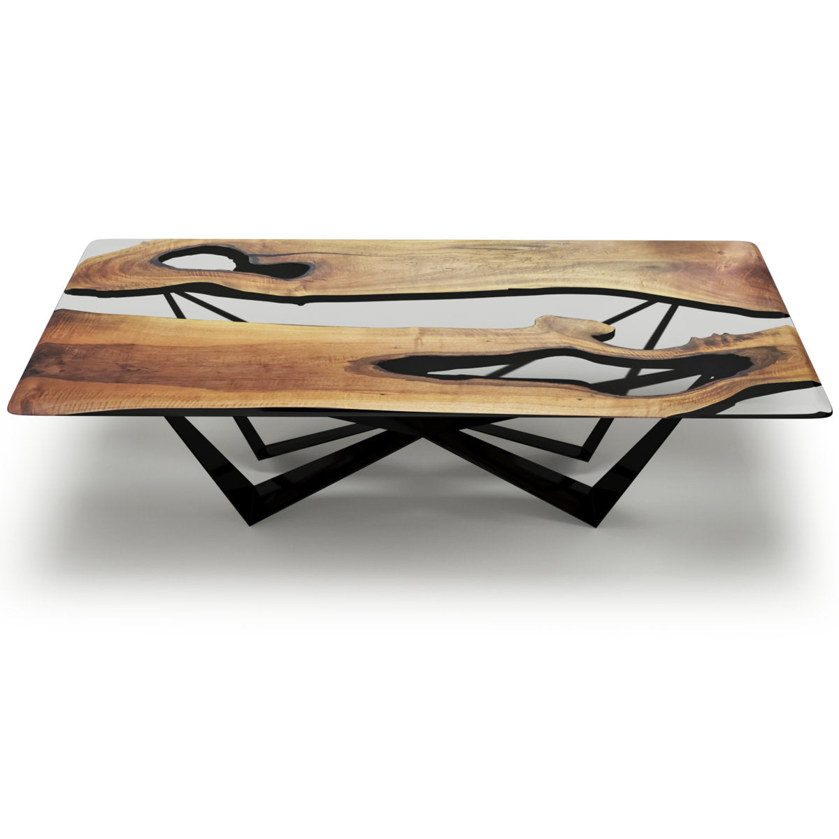 Danube Walnut Wood Dining Table