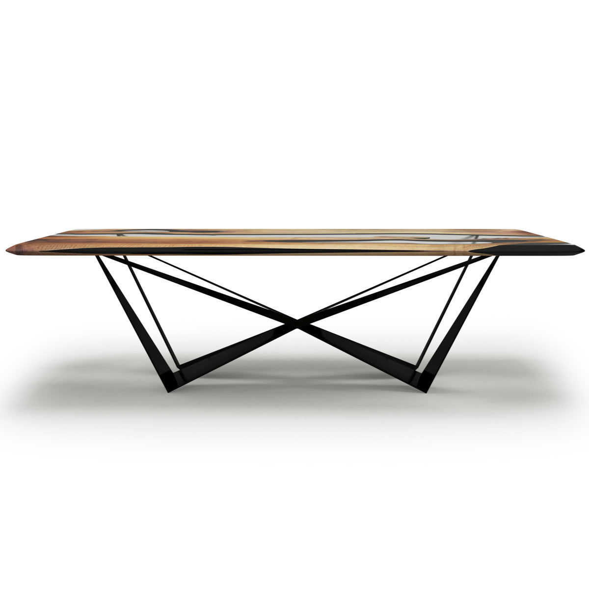 Danube Walnut Wood Dining Table