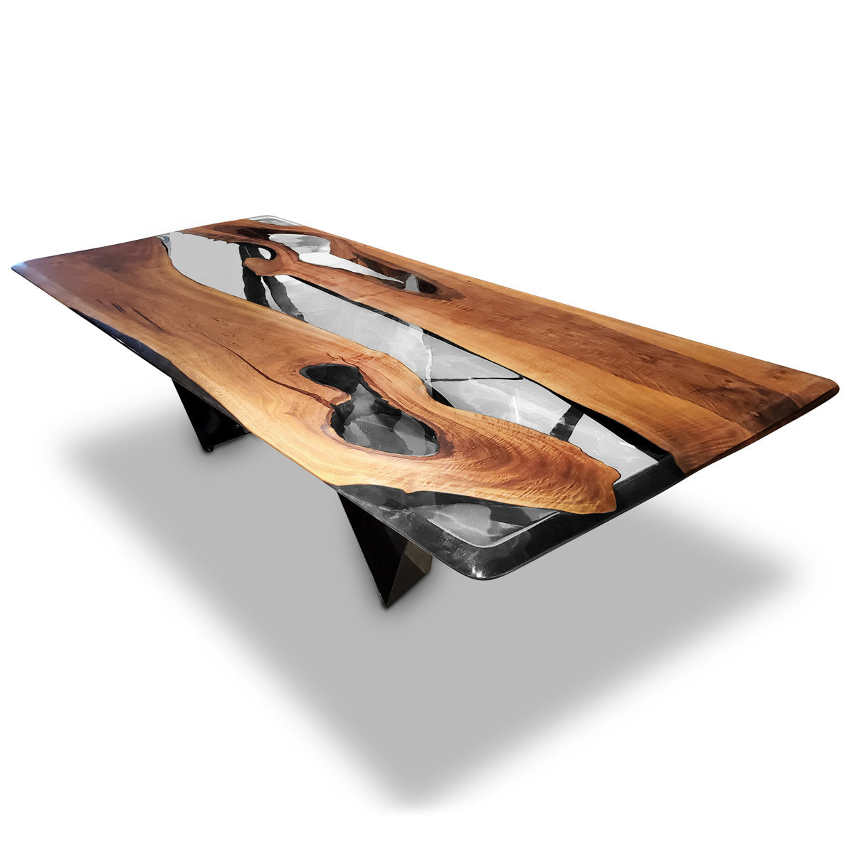 Danube Walnut Wood Dining Table