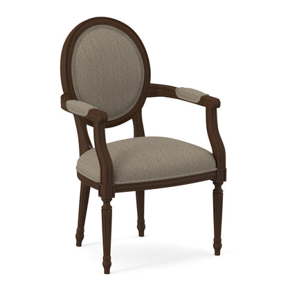 Ambella Dauphin Fabric Arm Chair