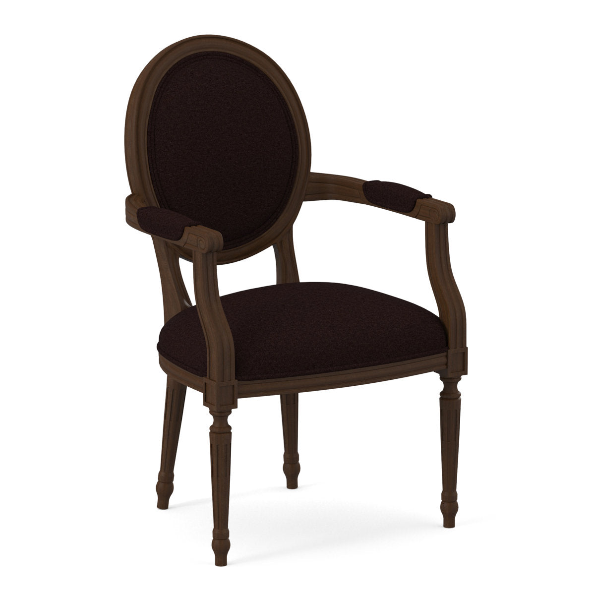 Ambella Dauphin Fabric Arm Chair