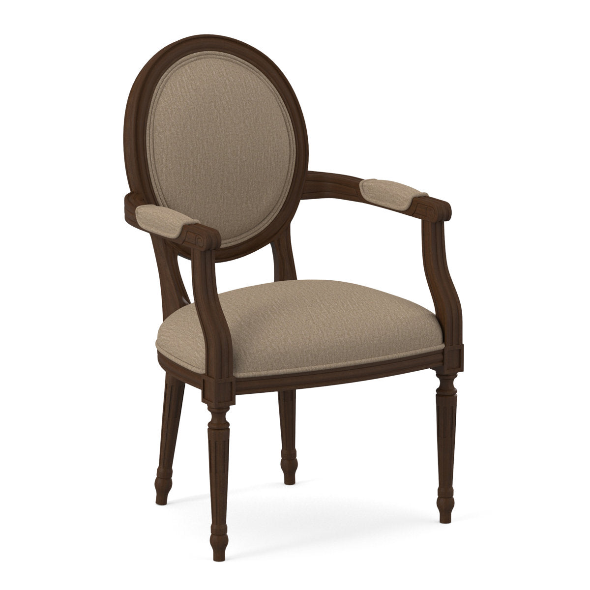 Ambella Dauphin Fabric Arm Chair