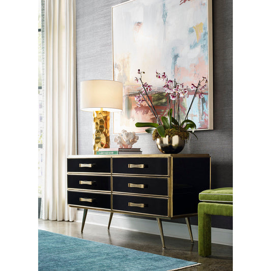 Dean 6 Drawer 60" W Double Dresser