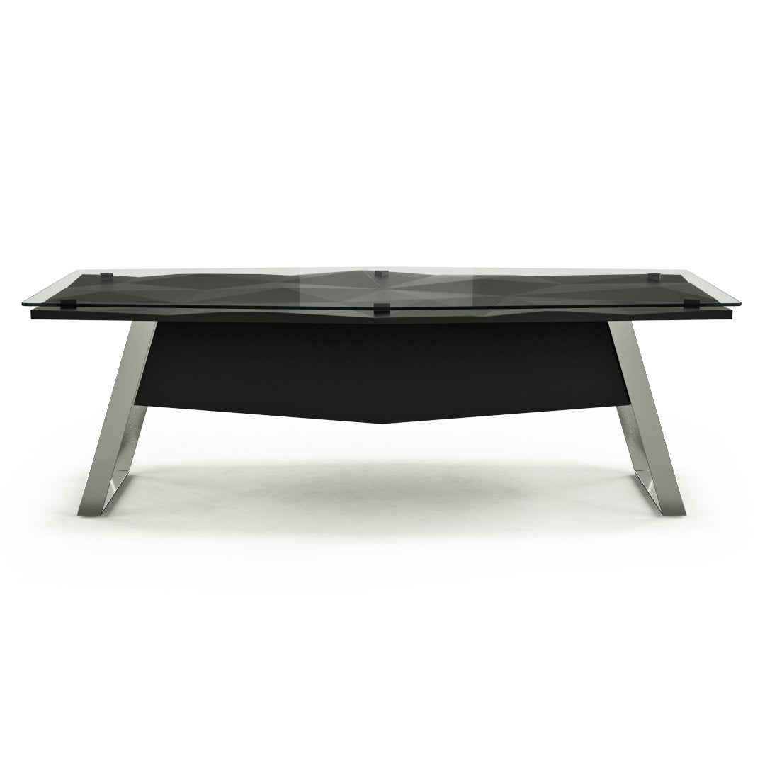 Arditi Collection Diamond Office Glass Desk