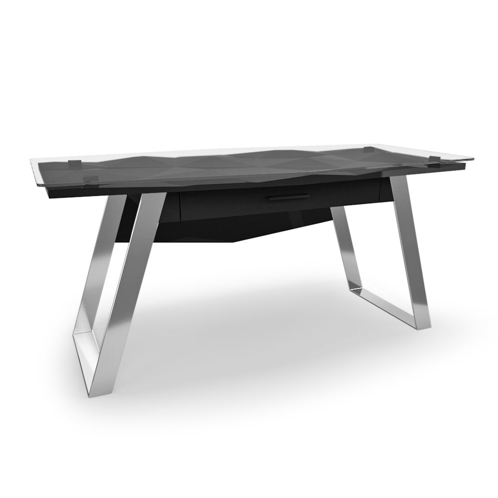 Arditi Collection Diamond Office Glass Desk