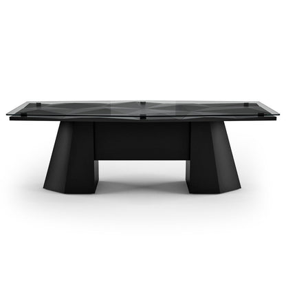 Arditi Collection Diamond Office Glass Hexagonal Desk