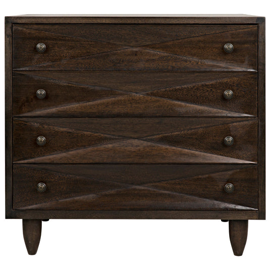 Diamond Solid Wood Accent Chest
