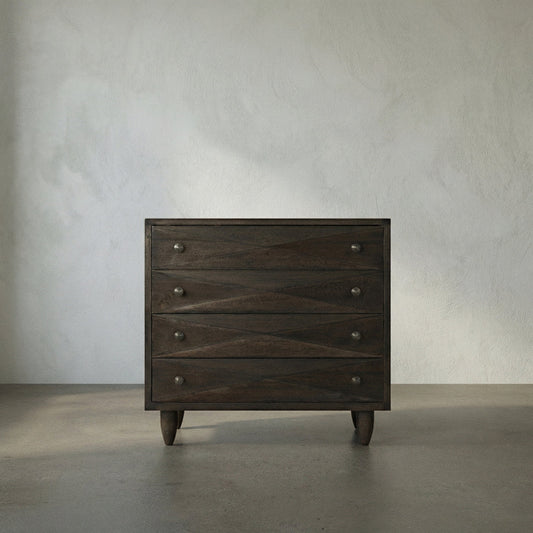 Diamond Solid Wood Accent Chest