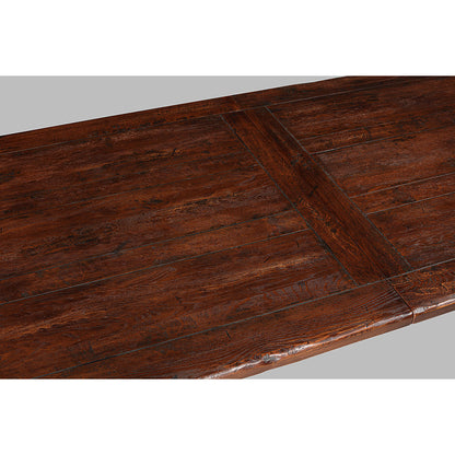 Michel Ferrand Butterfly Leaf Trestle Dining Table