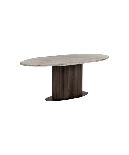 Dining Table Oval Marble Dining Table