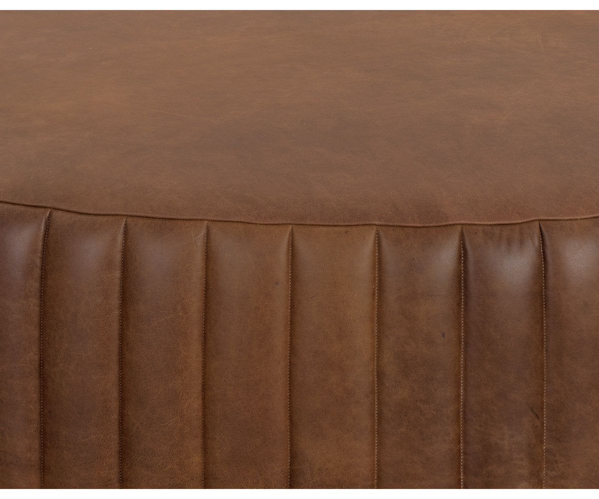 Divano Ottoman - Lucia Tobacco Leather