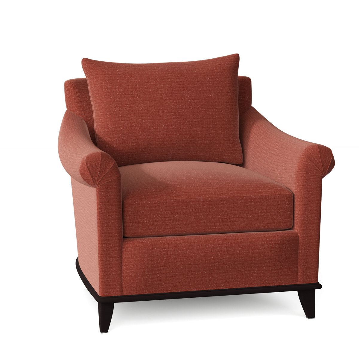 Drake Armchair Chair with Ottoman