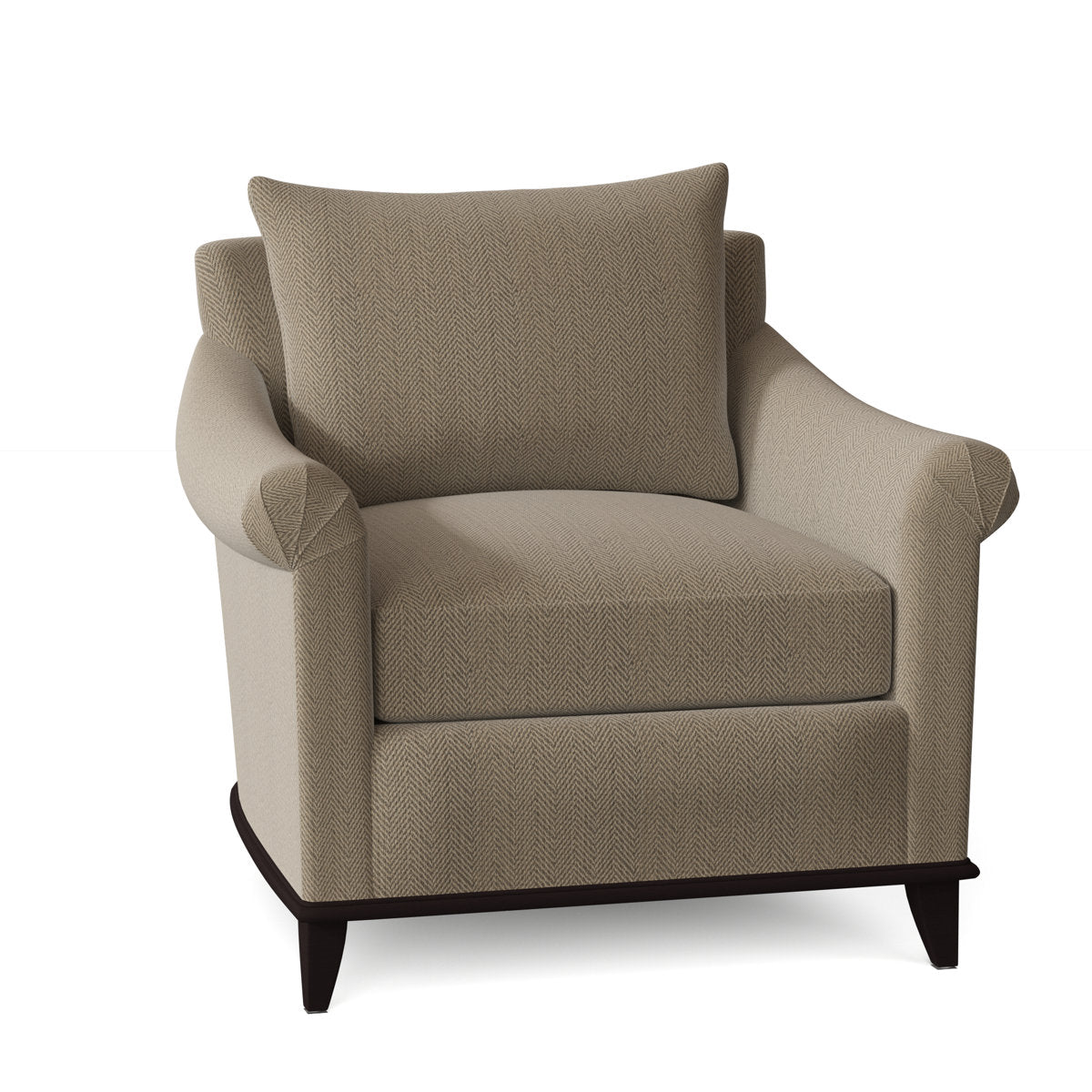 Drake Armchair Chair with Ottoman