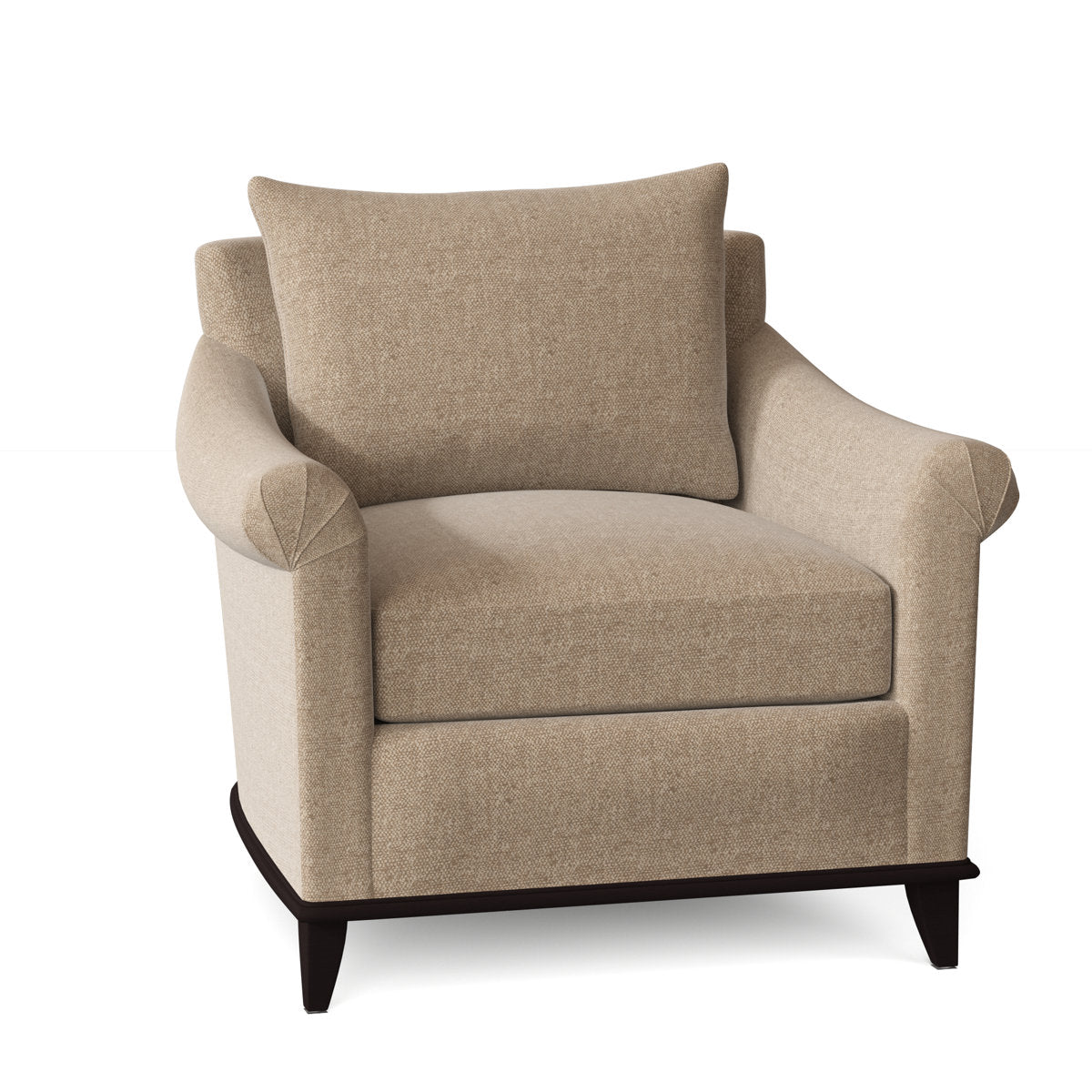 Drake Armchair Chair with Ottoman