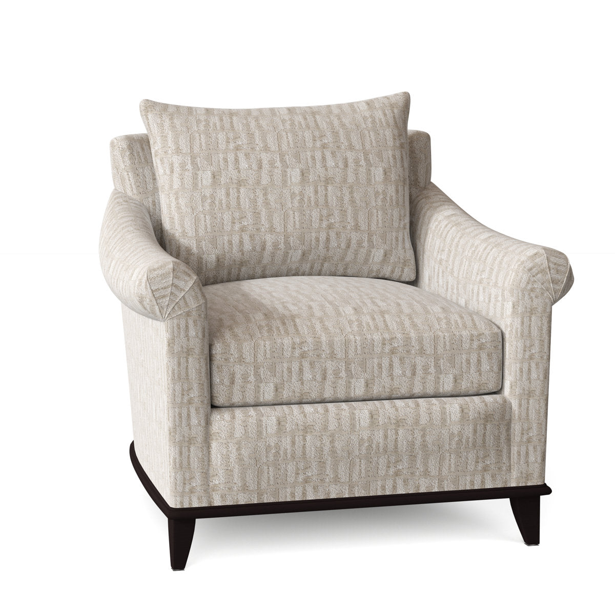 Drake Armchair Chair with Ottoman