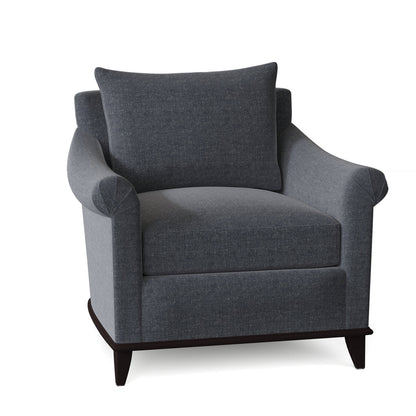 Drake Armchair Chair with Ottoman