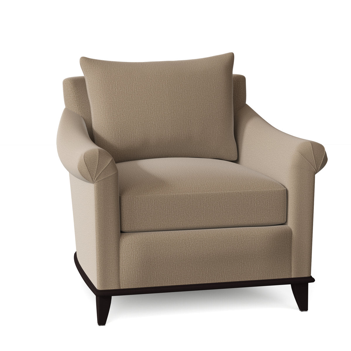 Drake Armchair Chair with Ottoman