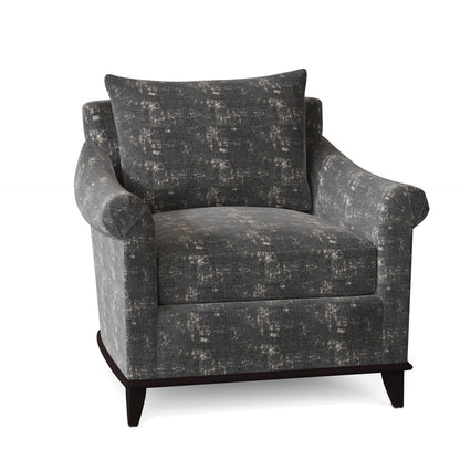 Drake Armchair Chair with Ottoman