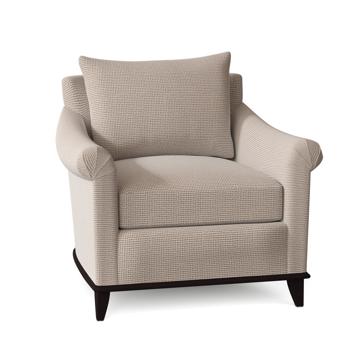 Drake Armchair Chair with Ottoman