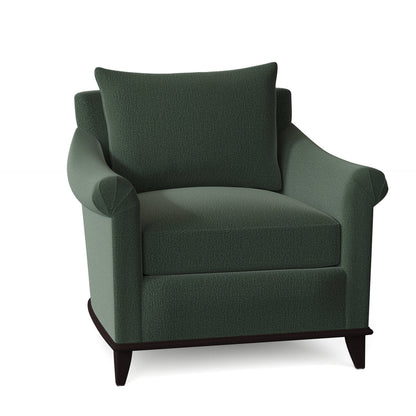 Drake Armchair Chair with Ottoman