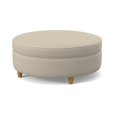 Ambella Duke 38 Round Cocktail Ottoman