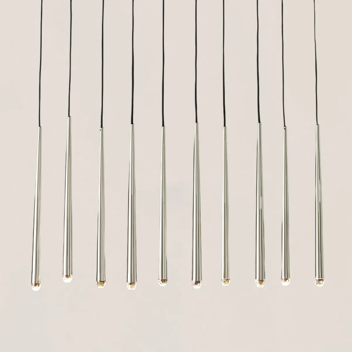 Aquitaine Modern Brass Linear Chandelier