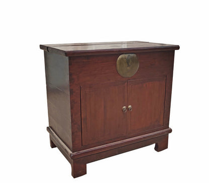Early Solid Wood Accent Cabinet