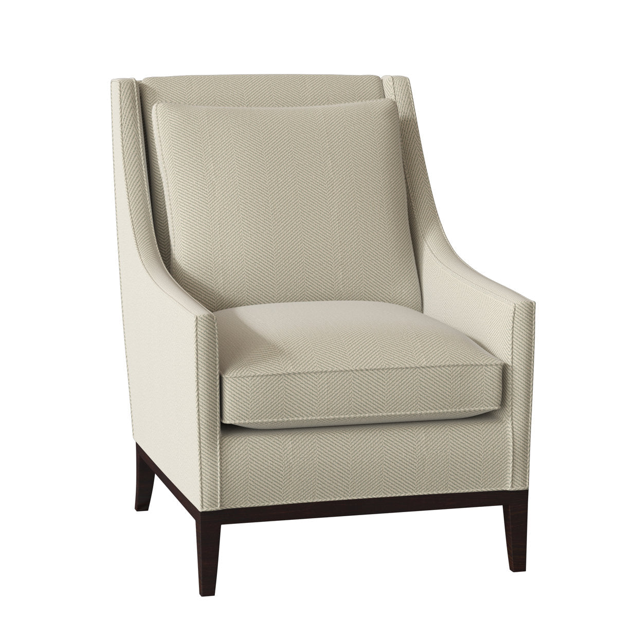 Duralee Eastside 37 Wide Down Cushion Slipcovered Armchair