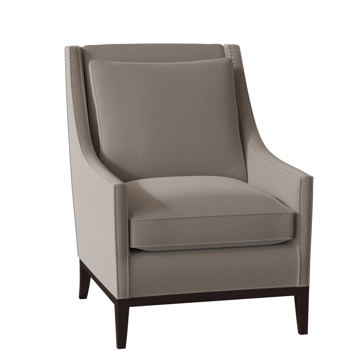 Duralee Eastside 37 Wide Down Cushion Slipcovered Armchair