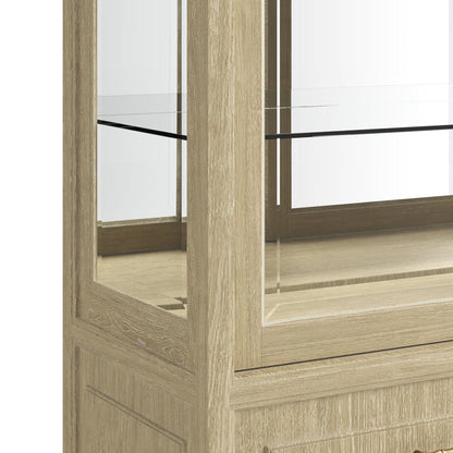 Eave Sundrenched Lighted China Cabinet