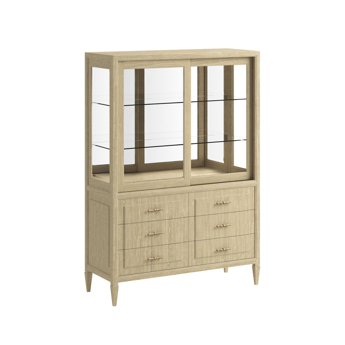 Eave Sundrenched Lighted China Cabinet