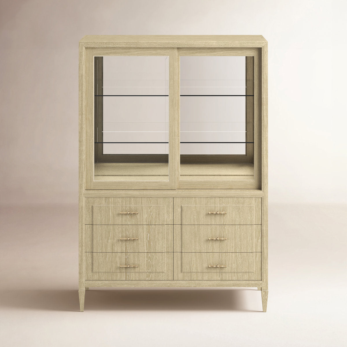 Eave Sundrenched Lighted China Cabinet
