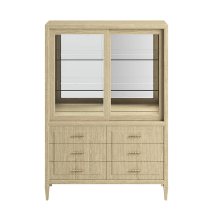 Eave Sundrenched Lighted China Cabinet