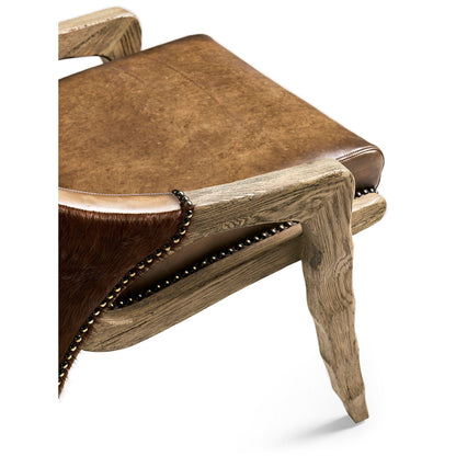Echo Canyon Leather Arm Chair (Set of 2)