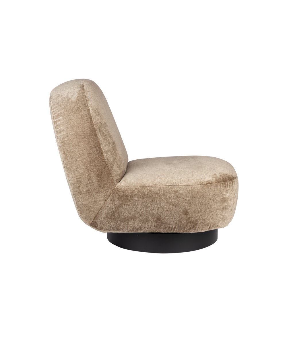 Zuiver Eden Upholstered Swivel Lounge Chair