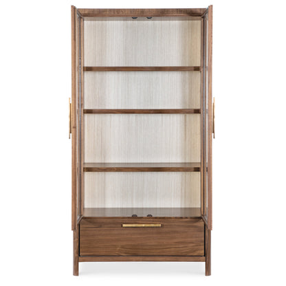 Eleana Lighted Curio Cabinet